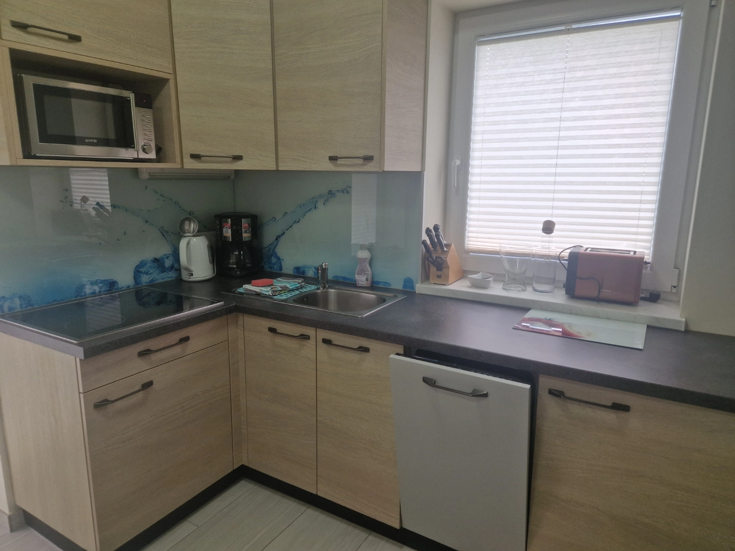 Notranjost apartmaja v pritličju na Bledu